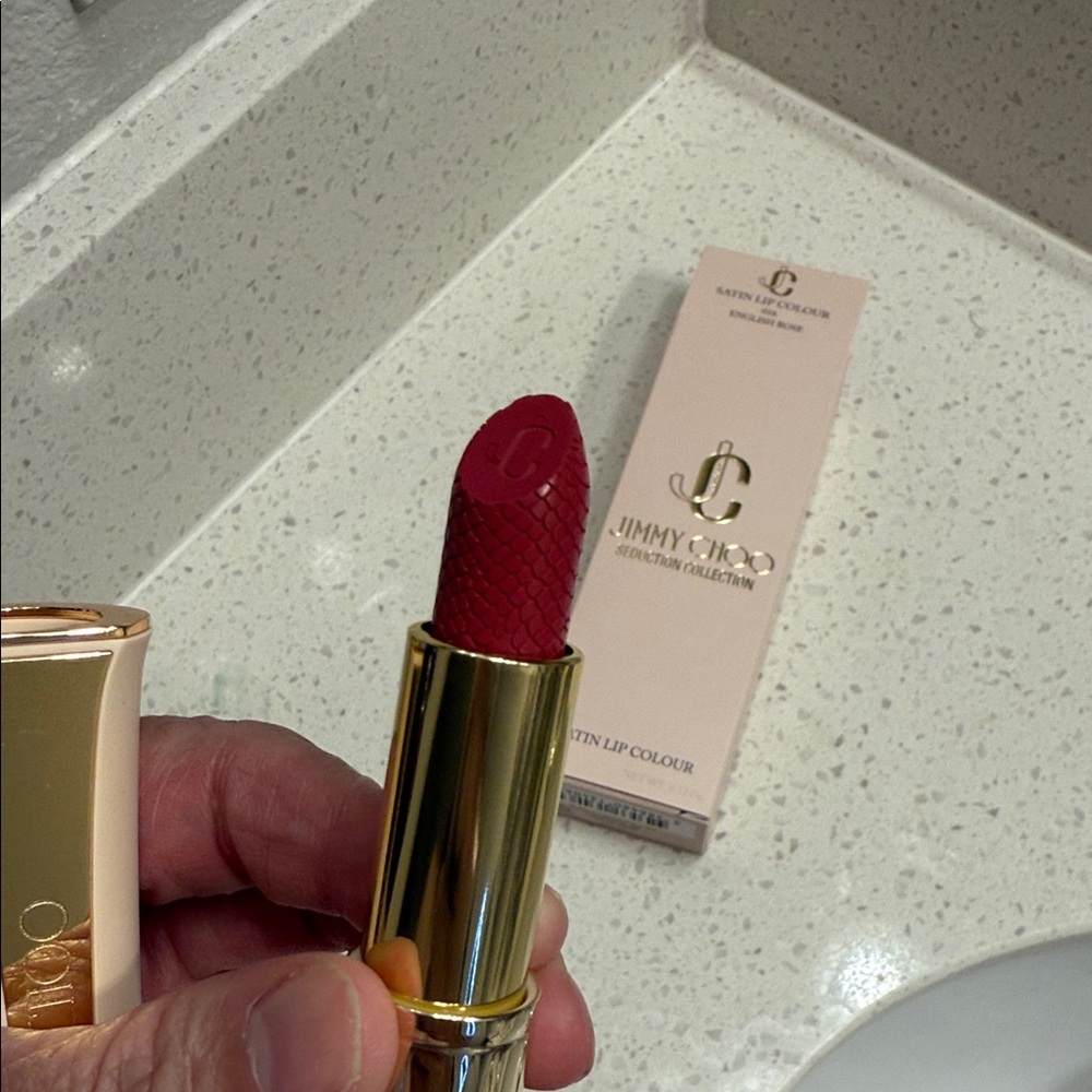 Jimmy Choo Seduction Collection Lipstick - English Rose - Picture 2 of 6